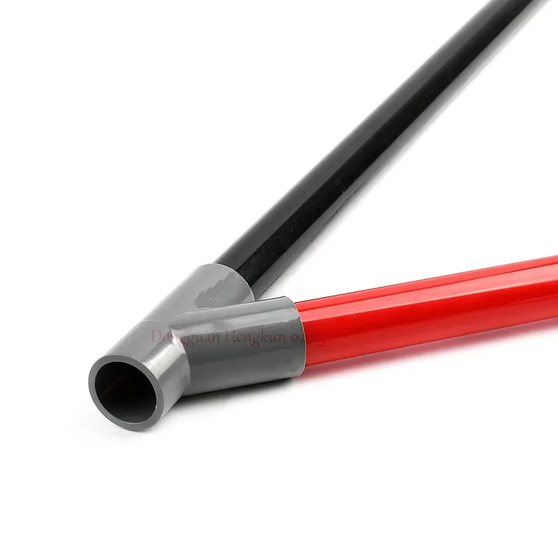 1-10 шт./лот 20-50 мм косой тройник из ПВХ разъемы 45 градусов фитинги для полива