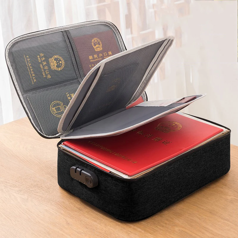 

Material Multifunctional Accessories Trip Briefcase Pouch Office File Bag Organize Supplies Waterproof Storage Business Document