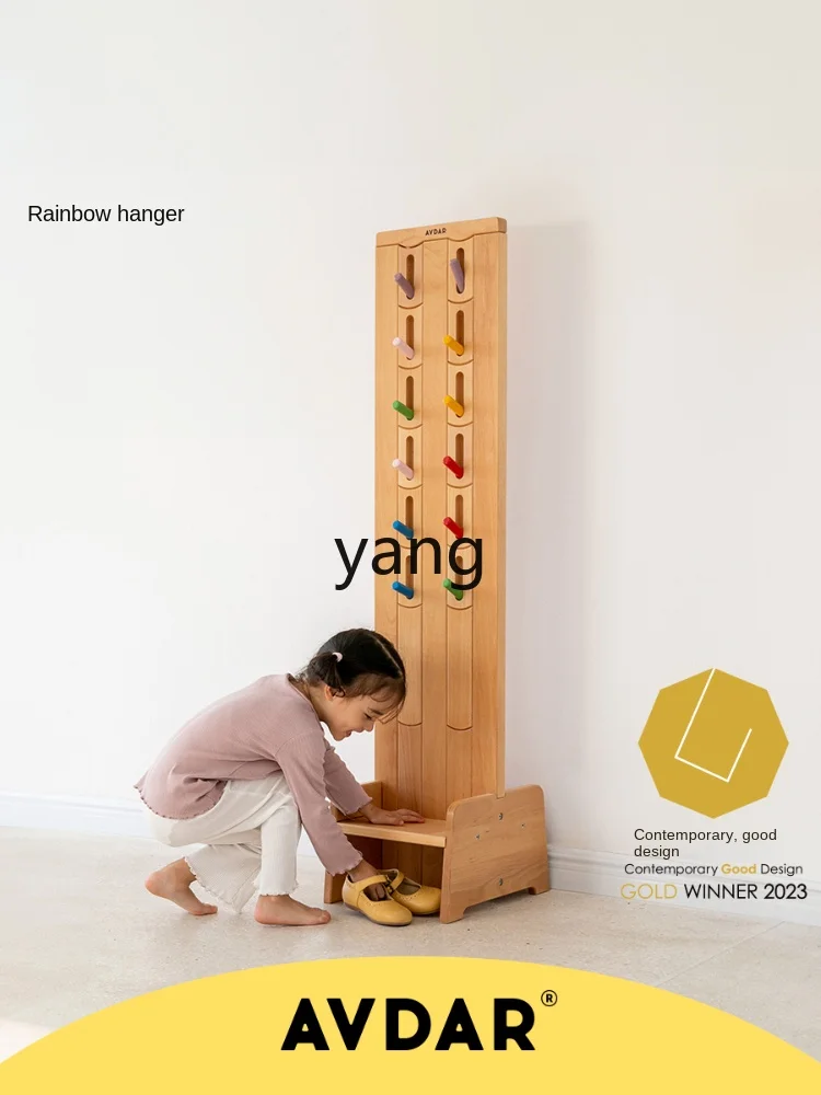 Напольная деревянная вешалка Yhl для детской спальни прикроватная пальто одежды