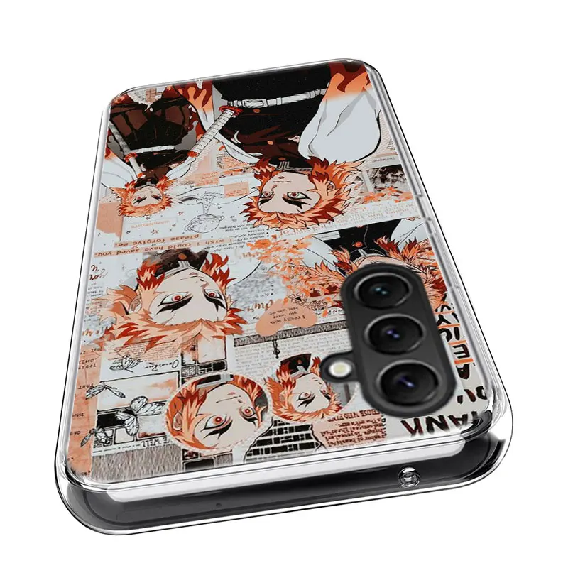 Kimetsu No Yaiba Demon Slayer Аниме Чехол для телефона Samsung S25 Ultra S24 FE Galaxy A70 A50 A40 A30 A20S A20E M30S M32 M21 J8
