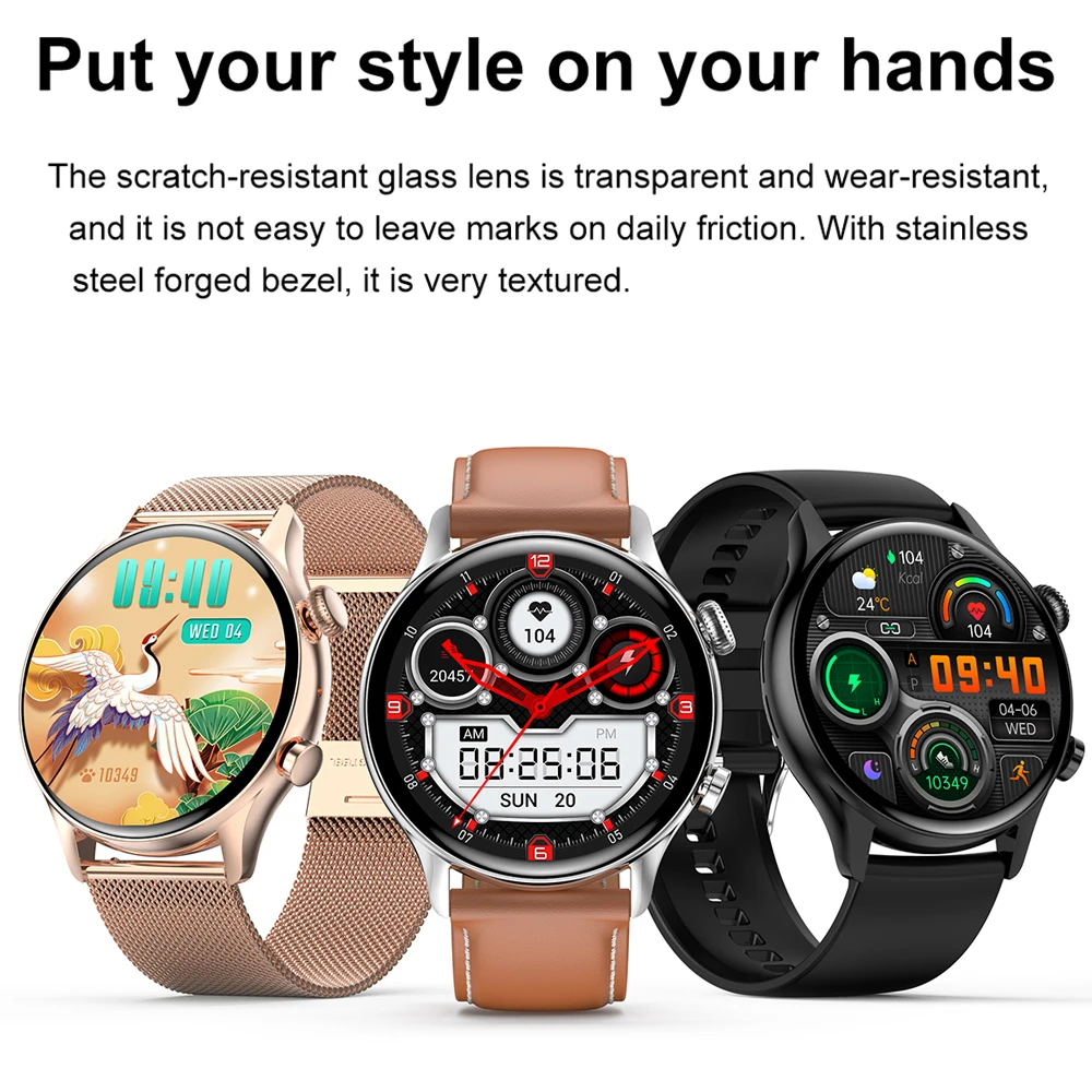 smart watch men hk8 pro smartwatch nfc bluetooth call custom dial ai voice control calorie ip68 waterproof for android ios phone free global shipping