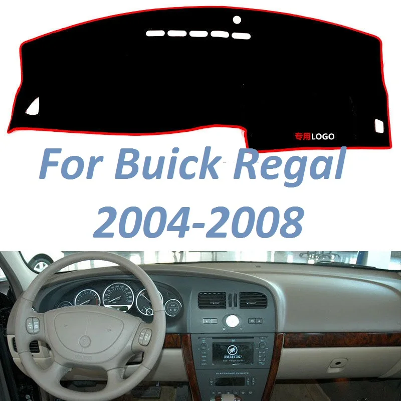 

For Bucik Regal 2004 2005 2006 2007 2008 Left Right Hand Non Slip Dashboard Cover Mat Instrument Carpet Car Accessories