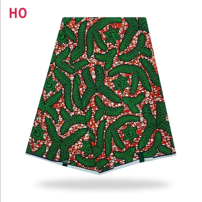 

New Arrival Guarantee Real African Print Wax Originale Wax 100% Cotton Originale Veritable Wax African Dutch Ankara Fabric 6Yard