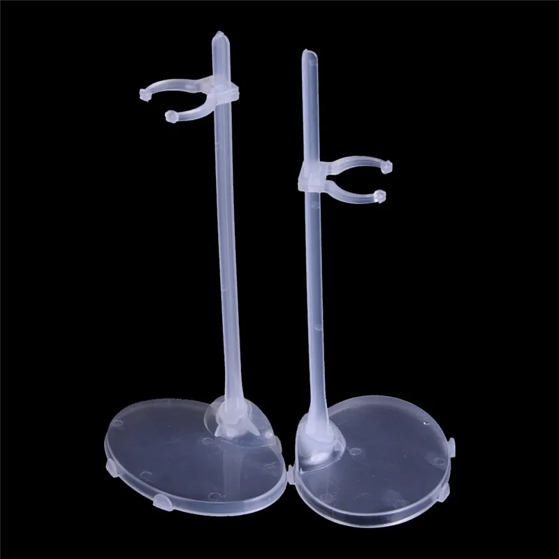 5pcs doll stands display holders toy doll accessories transparent support barbie stand 30cm action figure children toys free global shipping