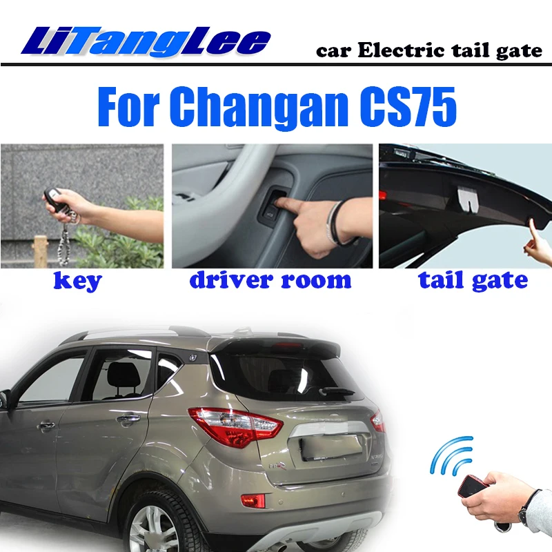 

LiTangLee Car Electric Tail Gate Lift Tailgate Assist System For Changan For Changan CS75 2013~2021 Remote Control Trunk Lid