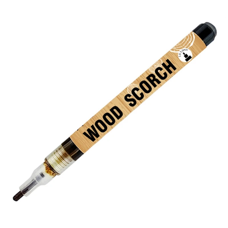 

Scorch Pen Marker Wood Burning Pen Pyrography Pen Caramel Colour for DIY Project Drop Shipping