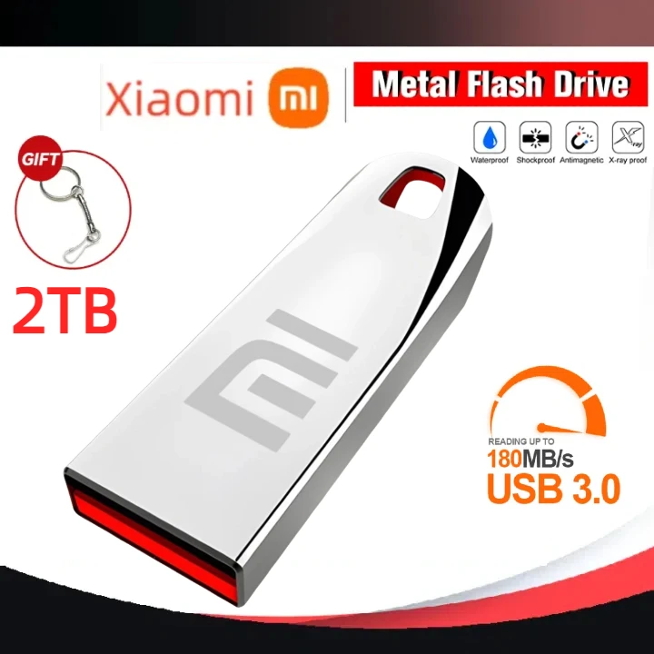 Флэш-накопители Xiaomi компактный высокоскоростной металлический флеш-накопитель