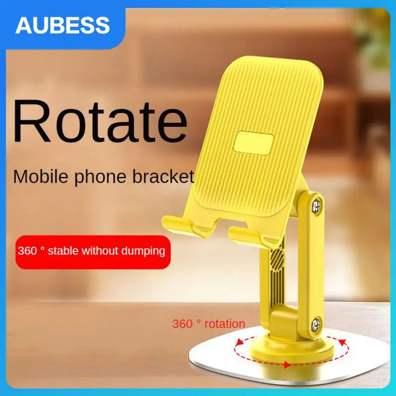 

Durable Rotatable Portable Metal Fashion Cell Phone Mechanical Sound Mobile Phone Peripherals Biaxial Bracket Universal Desktop