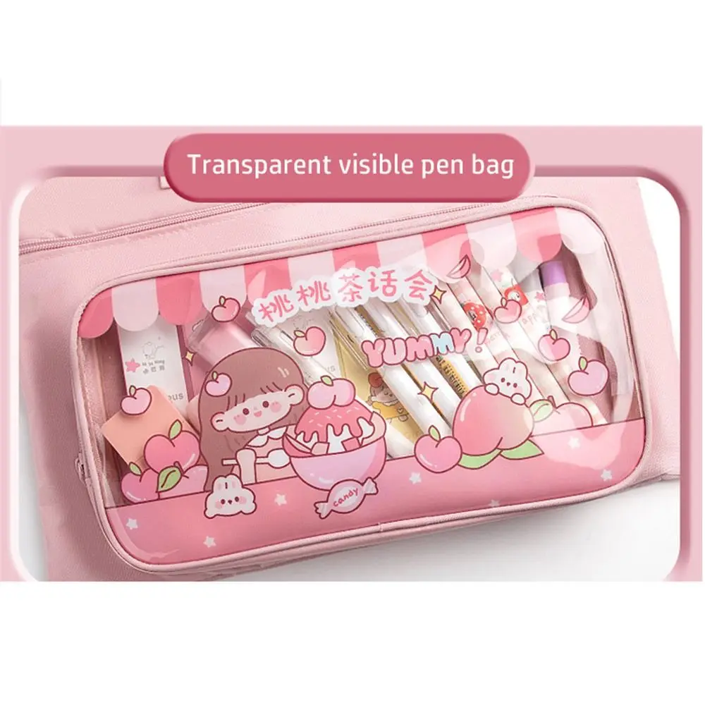 Студенческий Рюкзак Большая Вместительная Сумка Для Книг С Мультяшным Дизайном