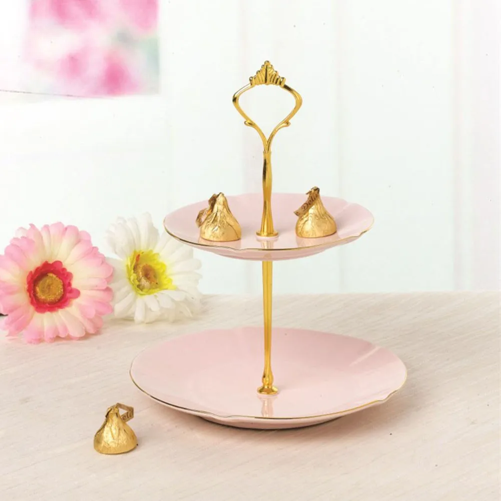 

New Fittings Cake plate stand Wedding Birthday Home Decor 2/3 Tier Cupcake Party Dessert Brand New Hot Durable