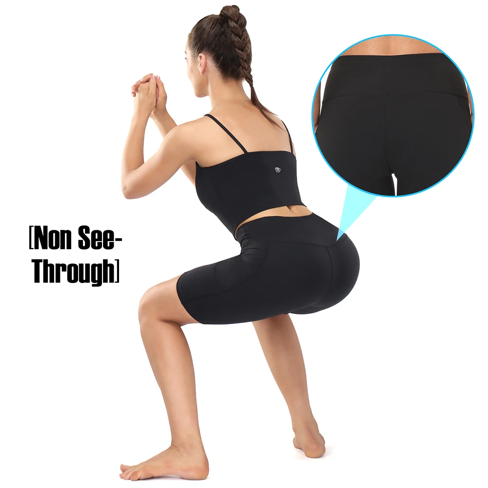 Yoga Shorts Women Fitness Shorts Running Cycling Shorts Quick Dry Leggings Sports Leggings High Waist Summer Workout Gym Shorts