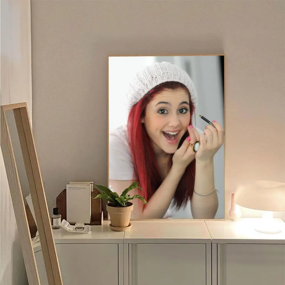 Певица A-Ariana G-Grande постер DIY липкий водостойкая бумажная наклейка кофейня бар