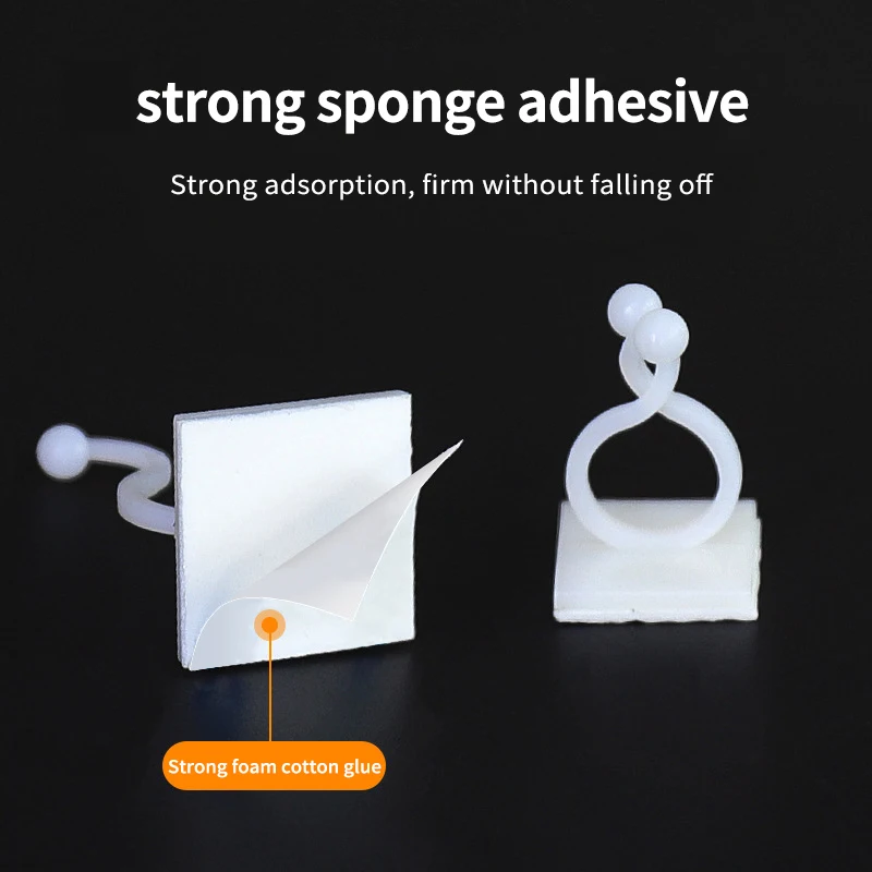 Самоклеящаяся фиксированная застежка-крючок для подъема растений настенный