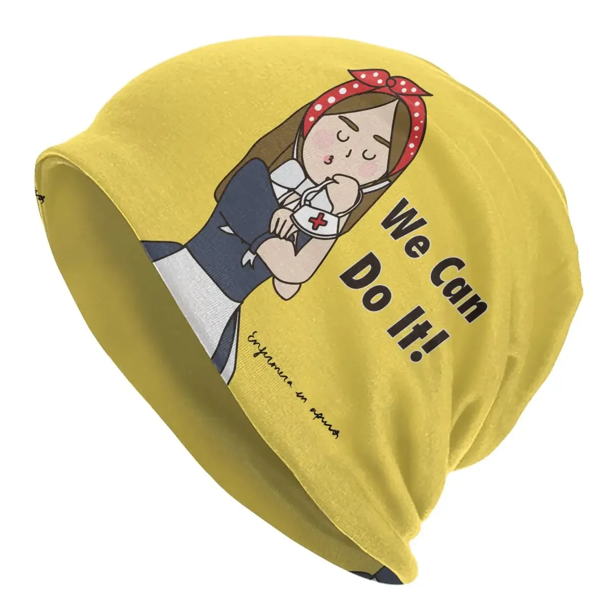 Подарок унисекс для доктора и медсестры зимняя шапка Skullies наряды Enfermera En Apuros