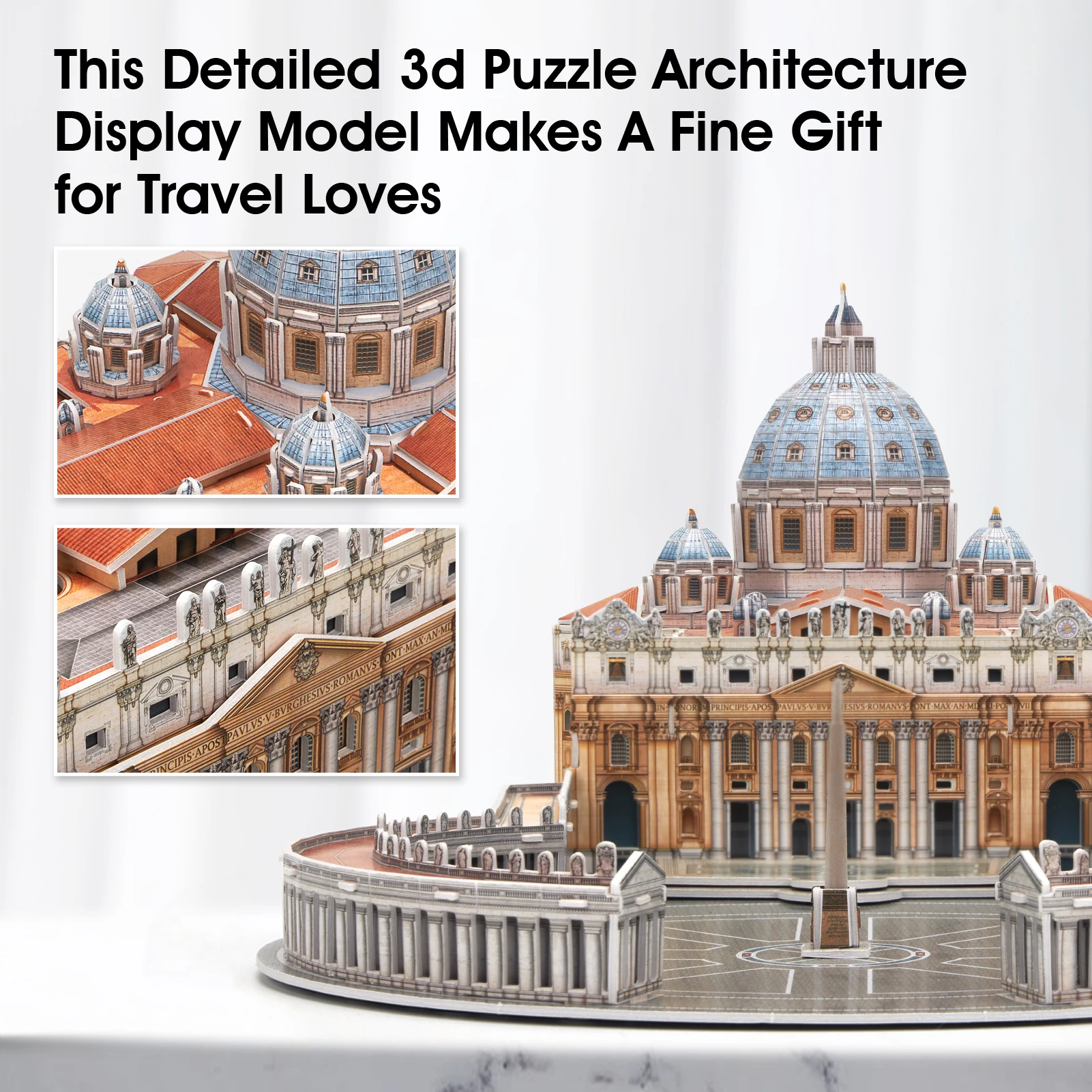 3D Пазлы CubicFun модель Ватикана с национальным географическим расположением для