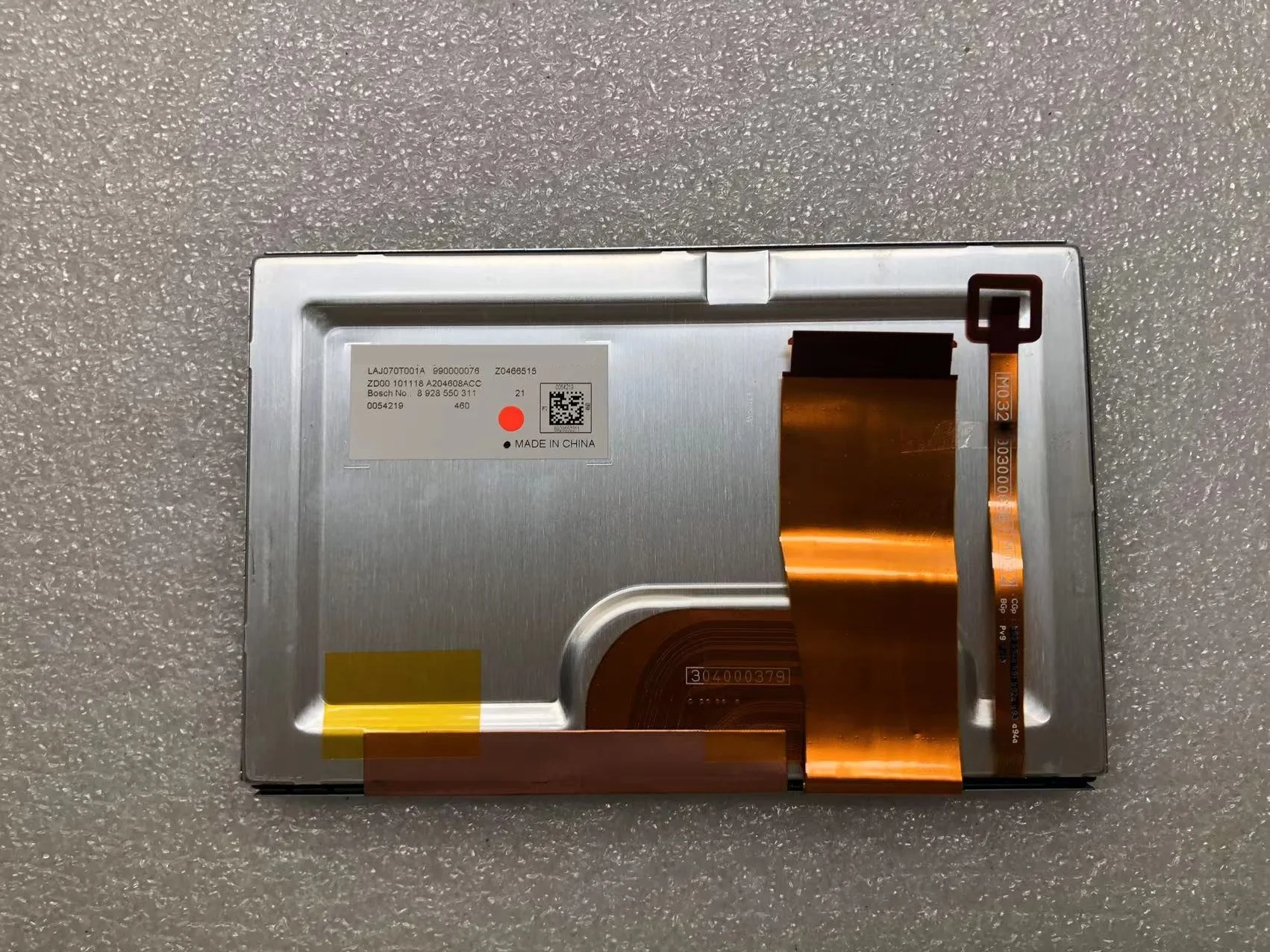 Бесплатная доставка, абсолютно новый оригинальный ЖК-дисплей 7,0 дюйма LAJ070T001A laj070t001a, экран для Volvo S60 S80 XC90, автомобильная система GPS-навигации