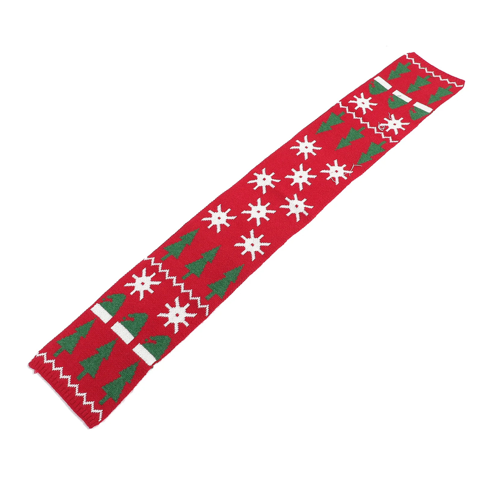 

Christmas Kids Knit Scarf Winter Long Warm Scarf for Christmas Holiday Costume