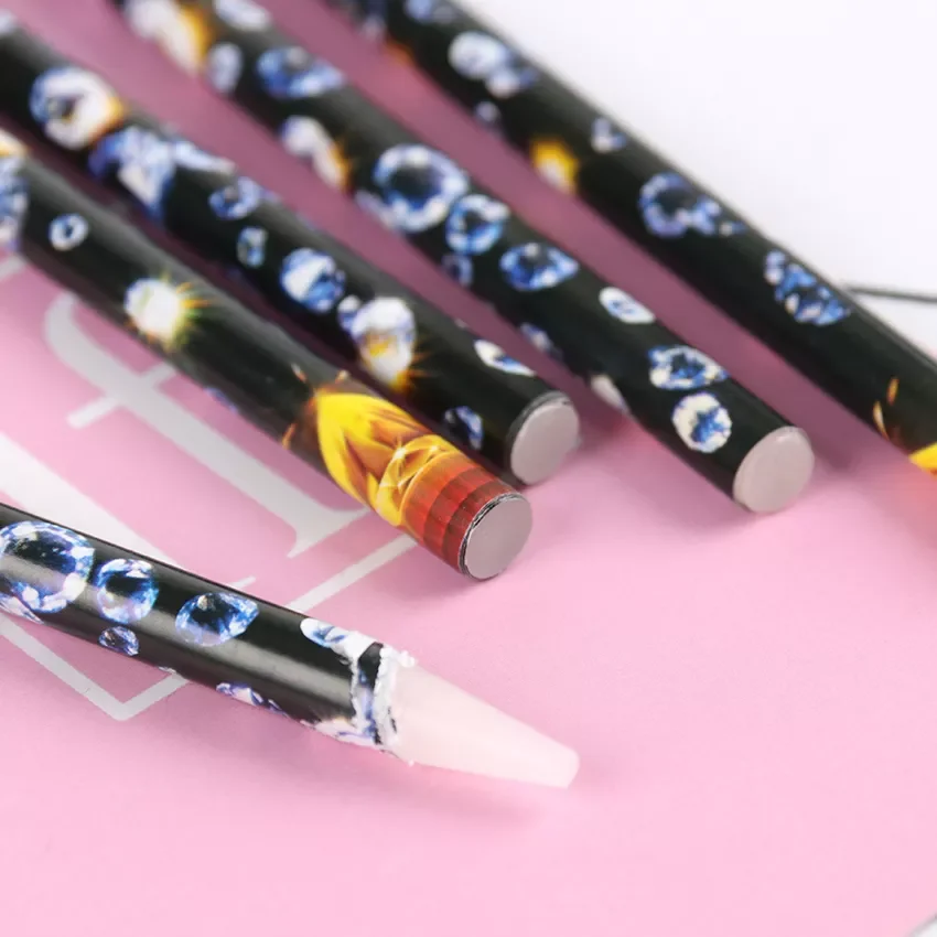 

Nail Art Tools Rhinestones Gems Picking Crystal Wax Pencil Pen Picker Decoration Dotting Make Up