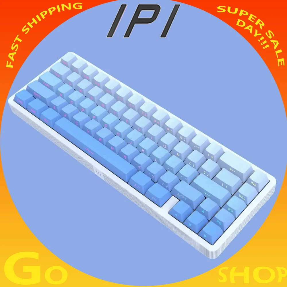 Новая клавиатура с магнитным переключателем pop Rain65 из алюминиевого сплава