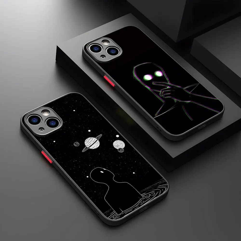 MINISO-Anime Gurren Lagann Anti Spiral Phone Case Matte Transparent For 16 15 IPhone 12 11 13 Pro Max X XR 8 Plus Back Cover