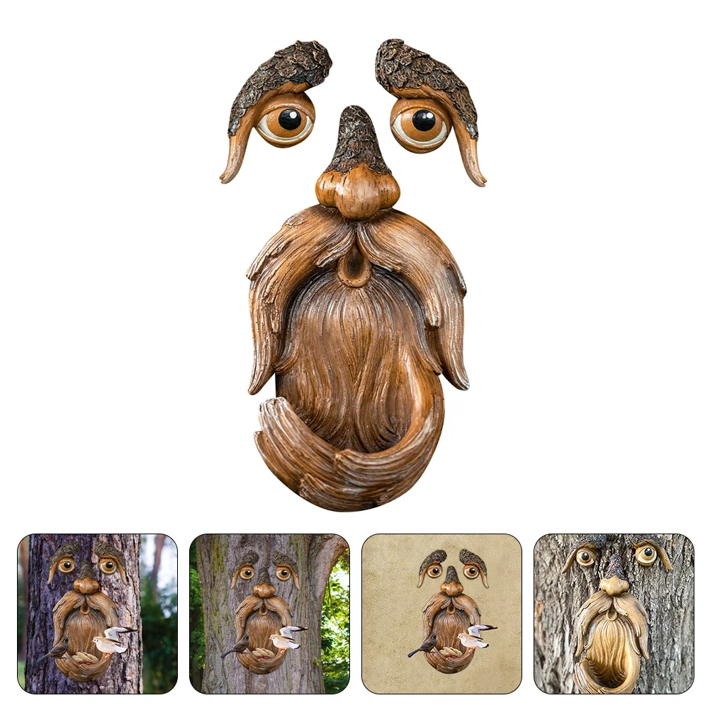 

Outdoor Bird Feeder Old Man Tree Face Tree Bird Feeder Wild Bird Feeders Tree Face Bird Feeder Garden Sculptures