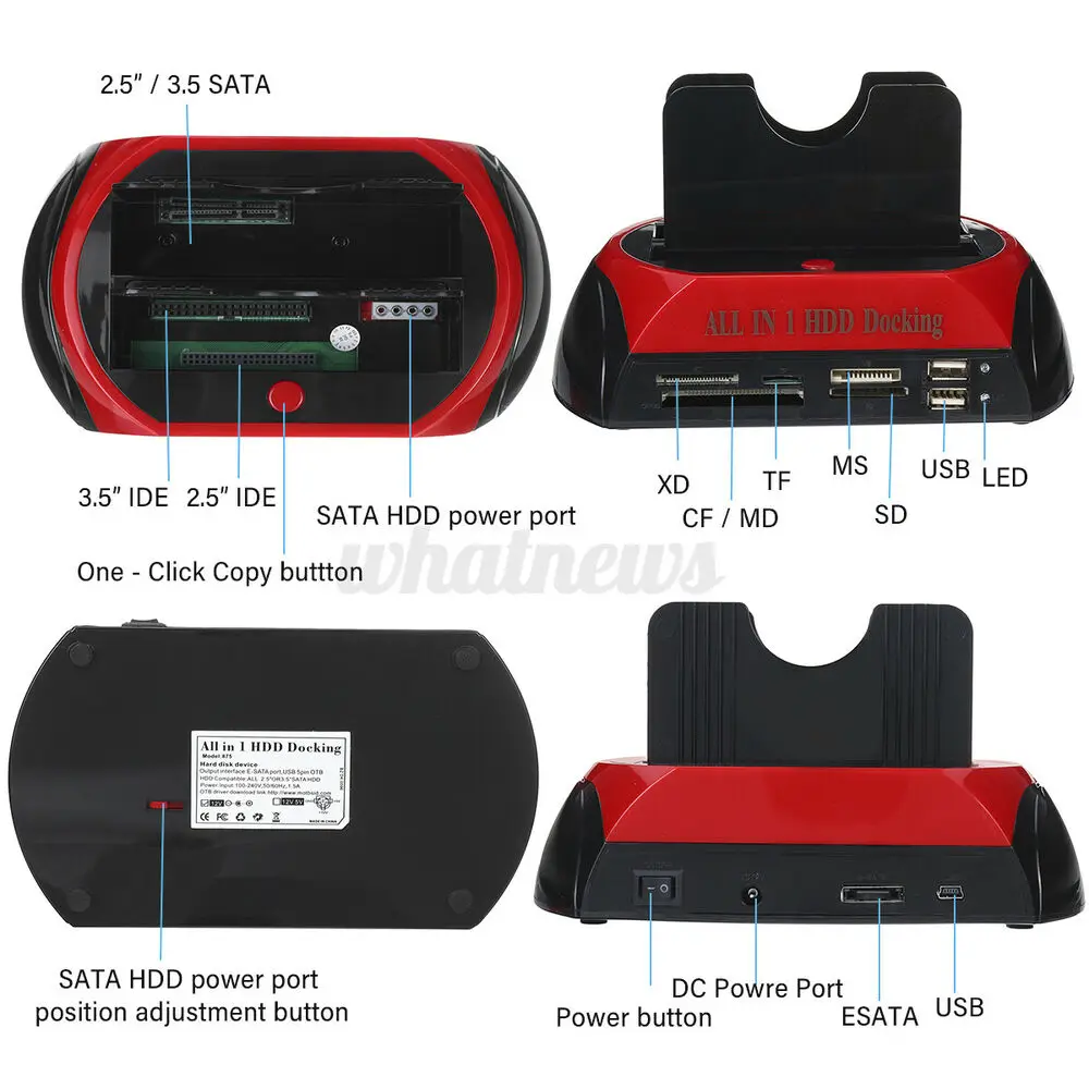 Док-станция Ide Sata для жестких дисков и