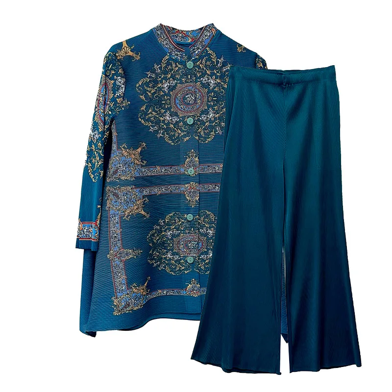 Летние модные комплекты для женщин новинка 2025 плиссированные повседневные топы