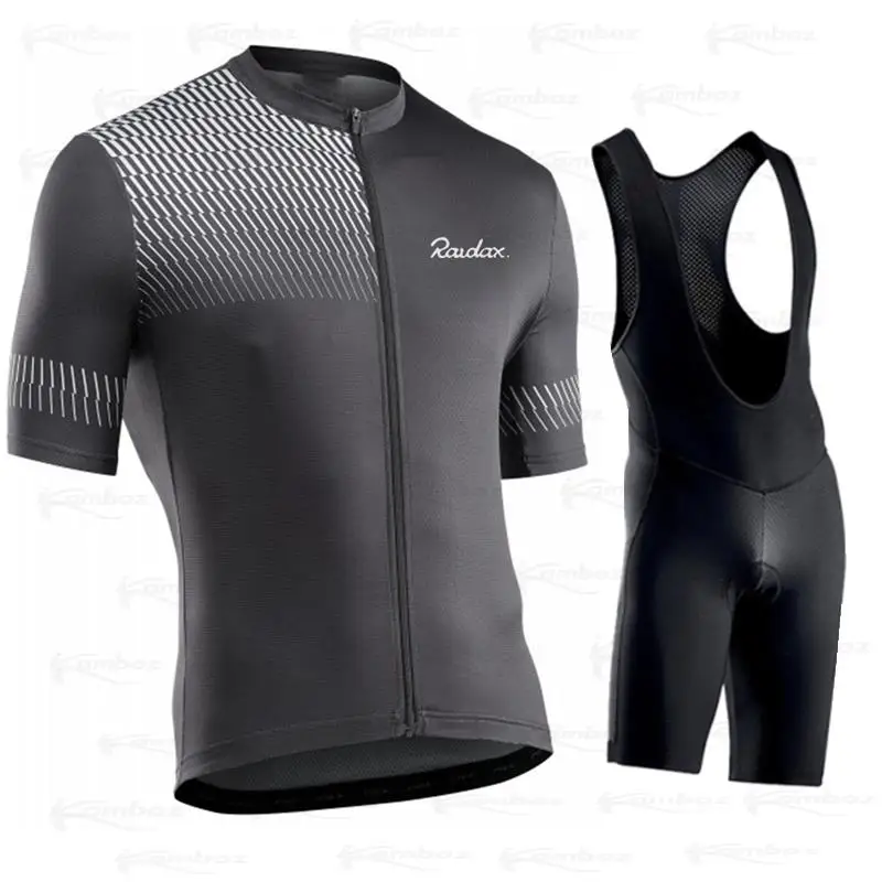 

2023 Raudax Summer Cycling Set Short Sleeve Jersey Road Bike Clothing Sport Bicycle Clothes MTB Maillot Ropa Ciclismo Bib Shorts