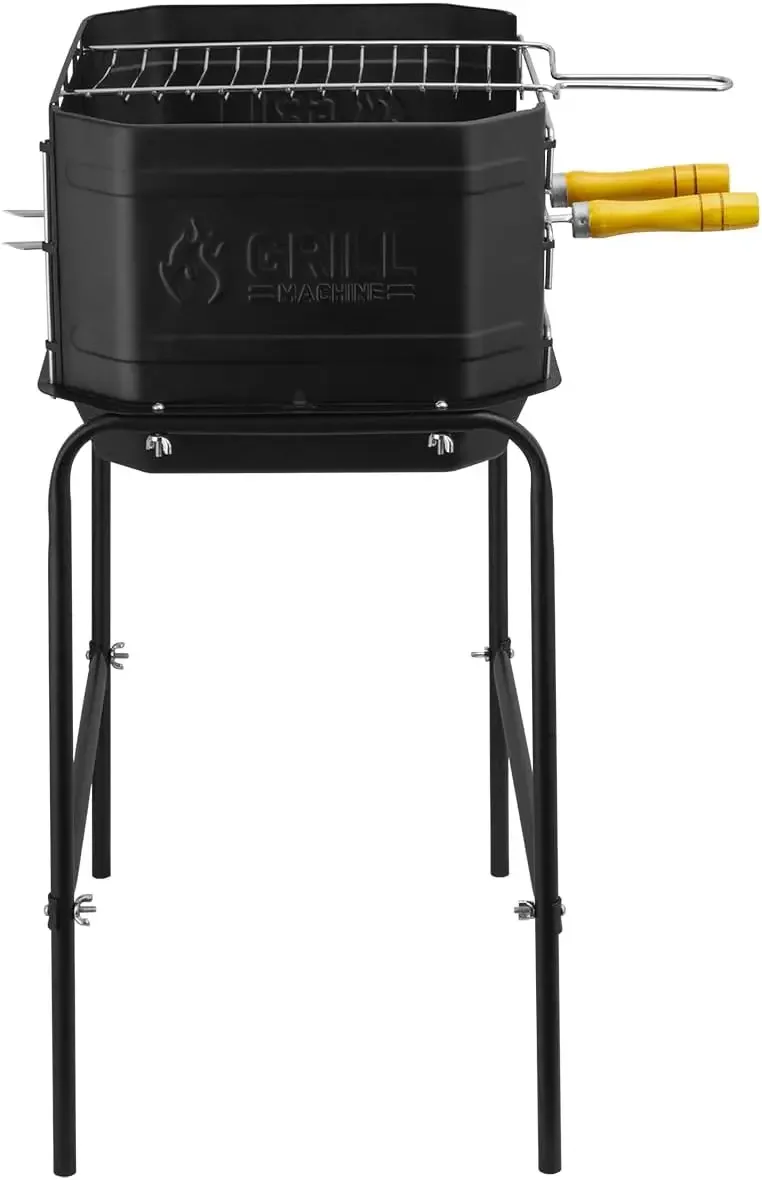 Мобильная гриль-машина для барбекю Pro с грилем + палочки курильщиков