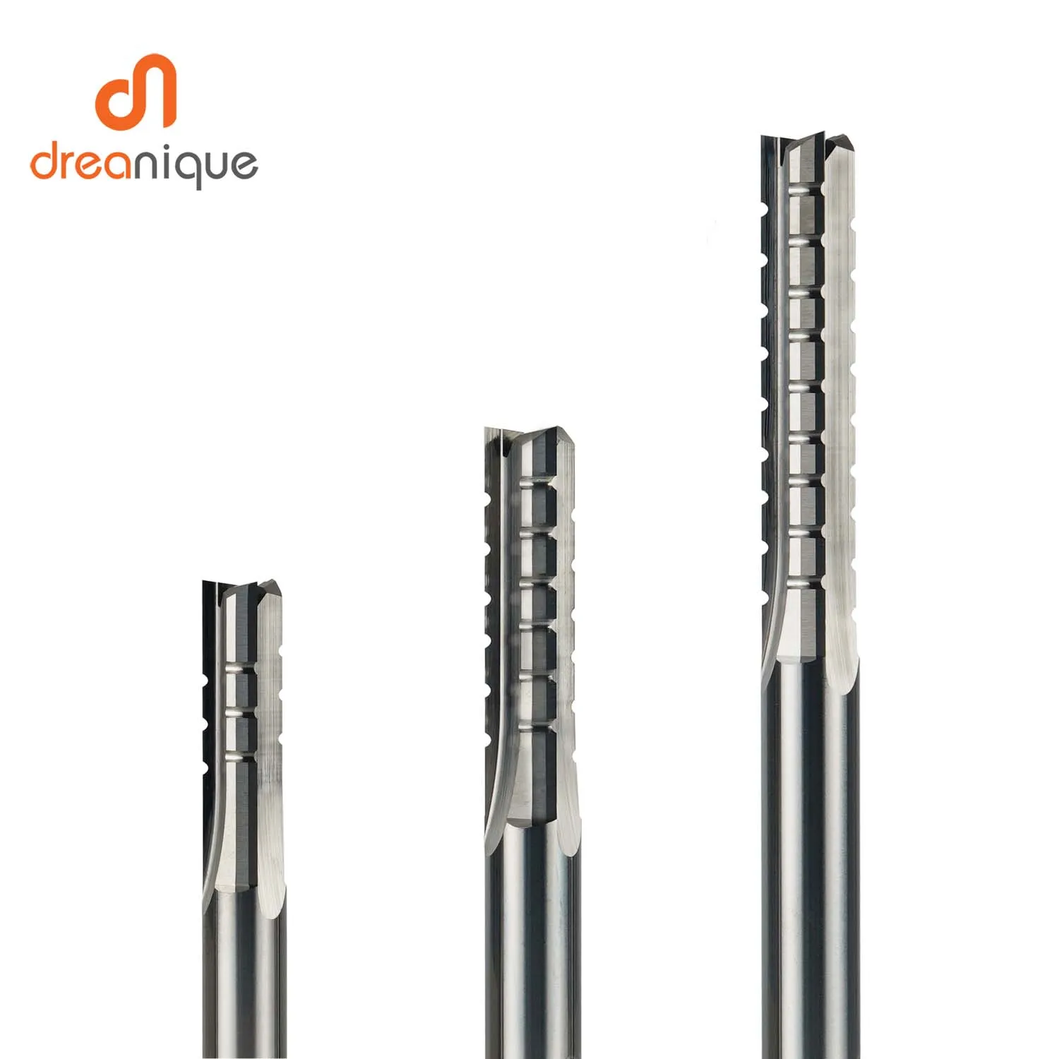 Фото Dreanique 1 шт. ST3FK 3 прямые канавки с чипом, карбид карбида, деревообработка, резьба, обрезка с ЧПУ, фреза, фанера №1