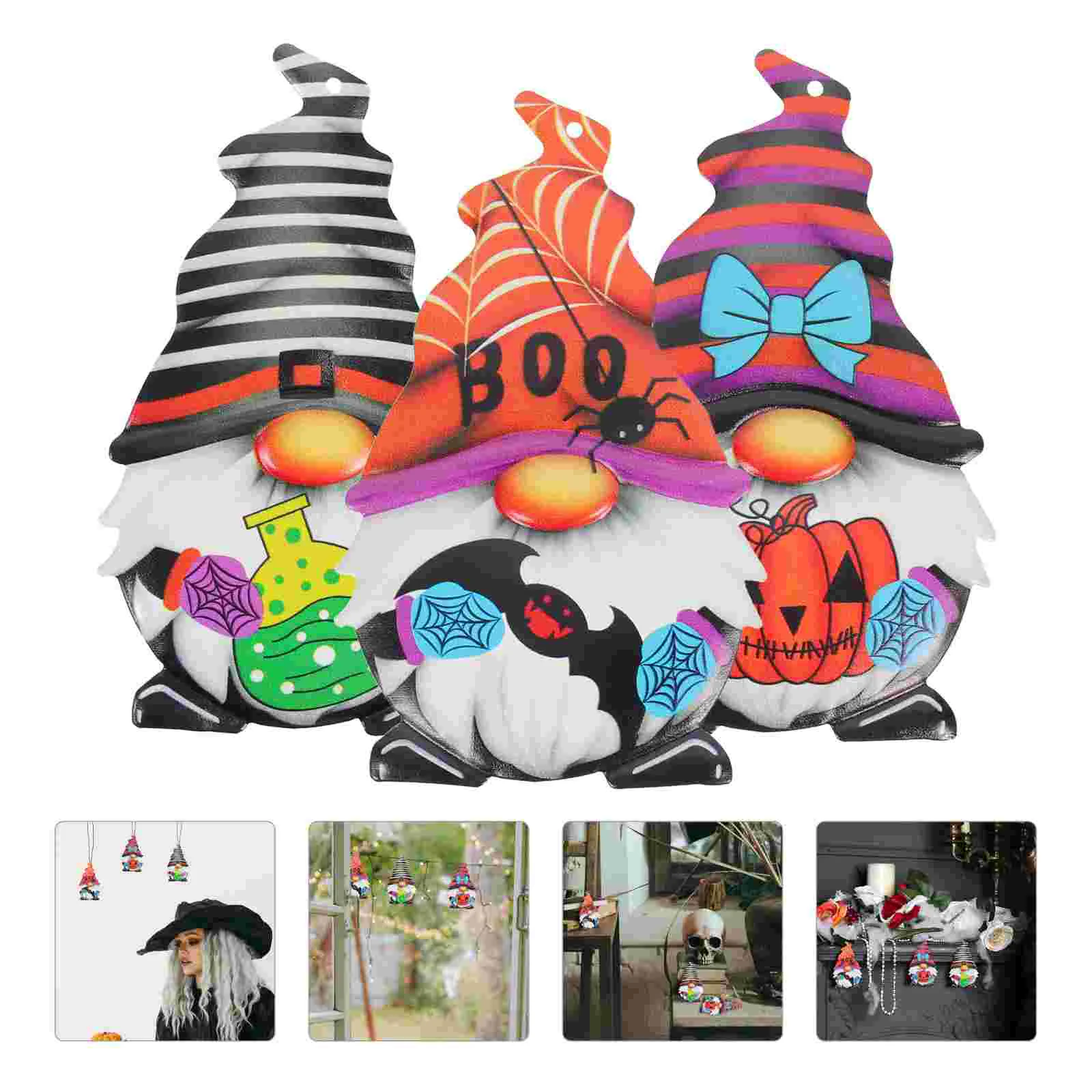 

Gnome Decorations Wall Gnomes Hanging Iron Decor Ornament Pendants Plaque Ornaments Holiday Door Tree Sign Pumpkin Wreathsmetal