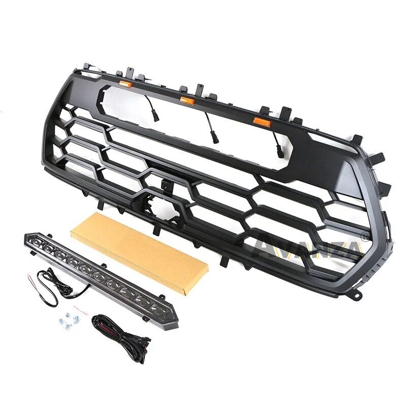 Передняя решетка со световой панелью автозапчасти гоночная подходит для Toyota Sequoia