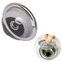 stainless steel sink strainer waste disposer outfall strainer sink filter hair sewer outfall kitchen accessories kitchen tools