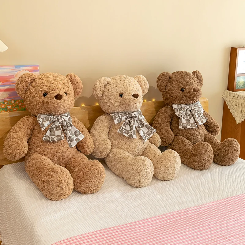 

80cm Teddy Bear Plush Toy Doll Rag Doll Trumpet Butterfly Hug Bear Doll Girl Birthday Gift Pillow Cute