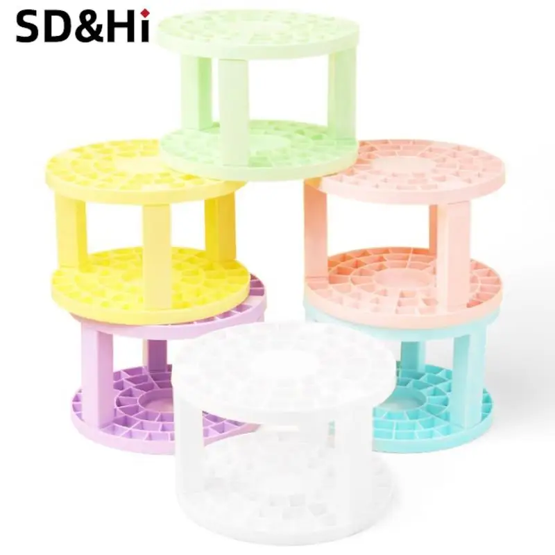 

1PC Portable Eyebrow Pencil Eyeliner Brush Hanger Make-up Tool Pen Holder for Makeup Brush Holder Desk Organizer