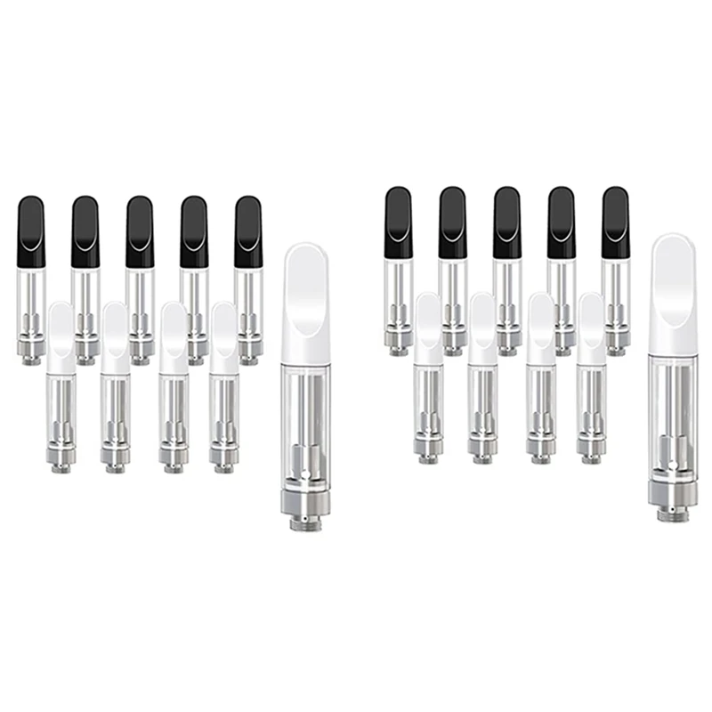 

50 PCS Empty Storage Cartridges For 1.0ML Glass Ceramics Easy To Fill