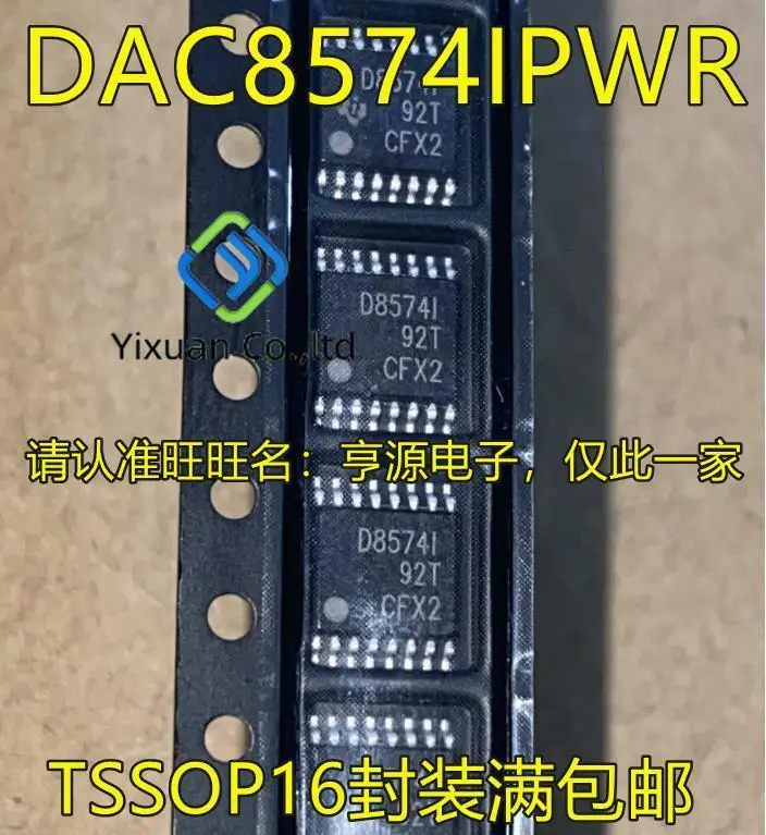 

Оригинальный Новый DAC8574 DAC8574IPWR D8574I TSSOP16 цифро-аналоговый преобразователь IC, 2 шт.