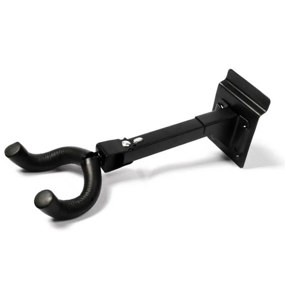 

Wall Mount Guitar Hanger Hook Non-slip Holder For Guitar Basse Violin Cello Viola Adjust Up To 180 Degrees Instrument Accessory