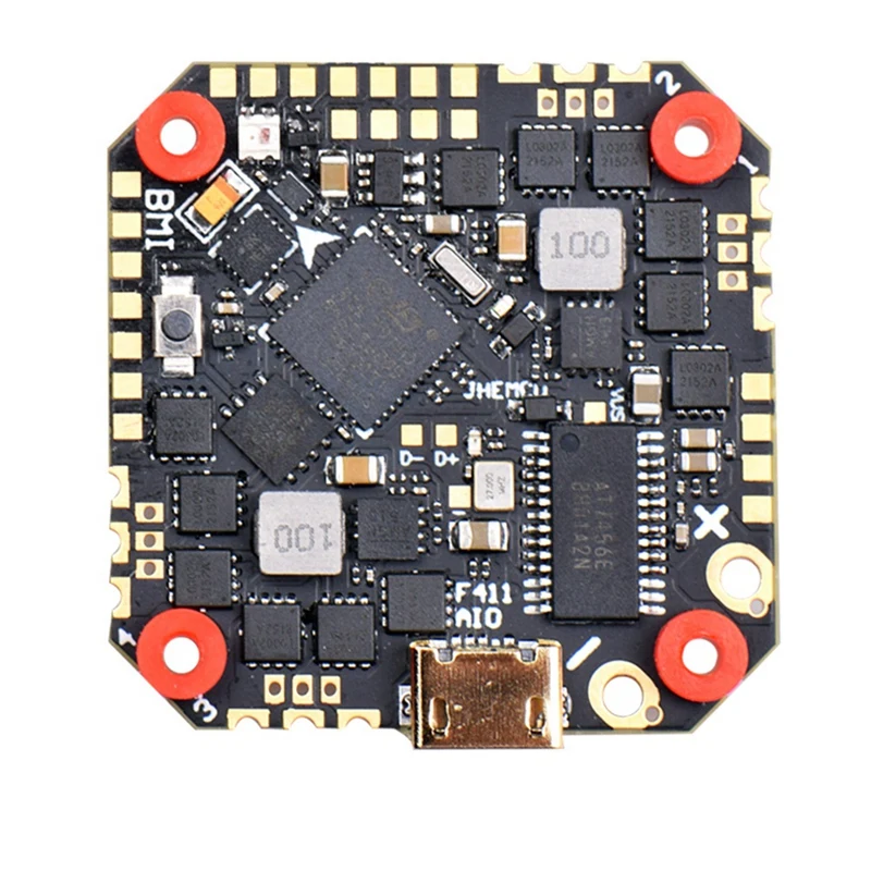 

GHF411AIO-ICM 40A F411 ICM42688P Flight Controller 40A 4In1 ESC 2-6S 25.5X25.5Mm For FPV Toothpick Ducted Drones Parts