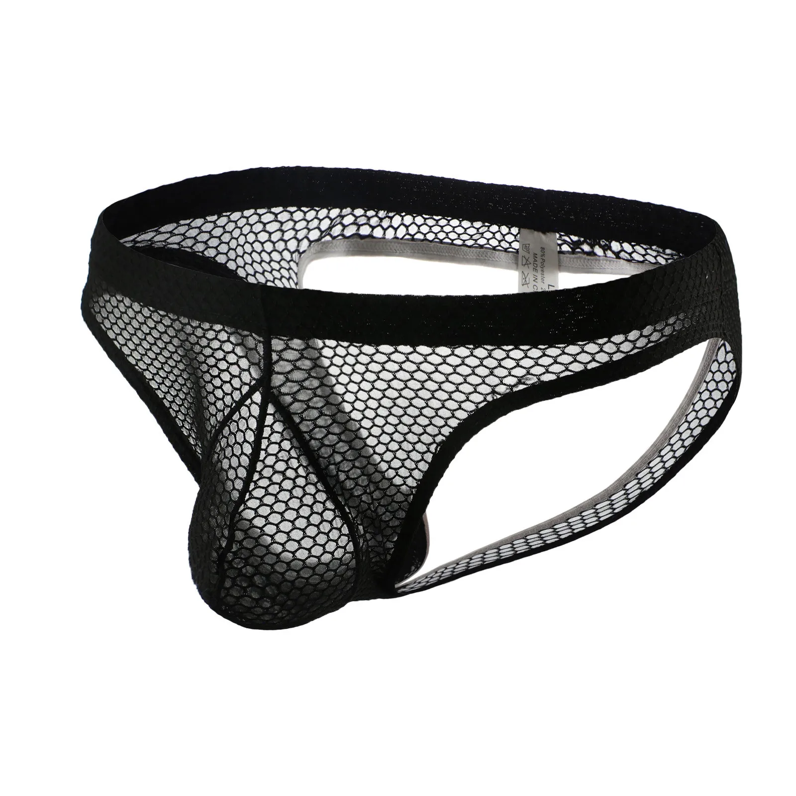 

Женские стринги, сексуальное мужское нижнее белье для геев, гладкие Сетчатые брифы, мужское бикини, просвечивающие Трусы Танга