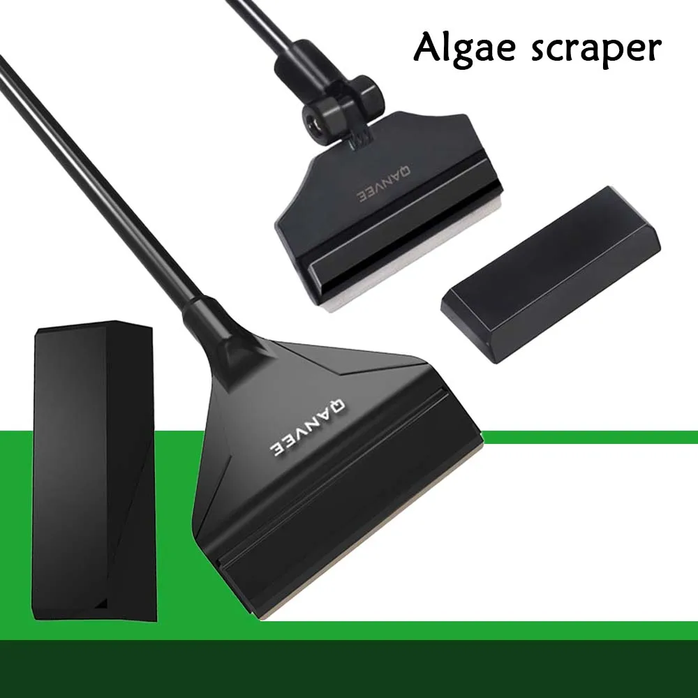 

Algae Scraper Fish for Tank Scraper Cleaning Tool Long Handle Aquarium Scraper Thick Residues Algae Remove Tool Set Dropship