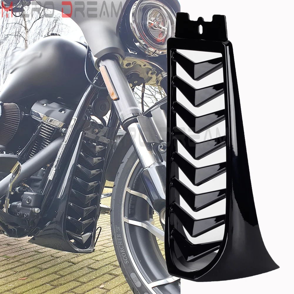 

Motorcycle Chin Fairing Spoiler Front Lower Radiator Cover For Harley Softail Sport Glide Street Bob Breakout FXBR FXBRS 18-2020