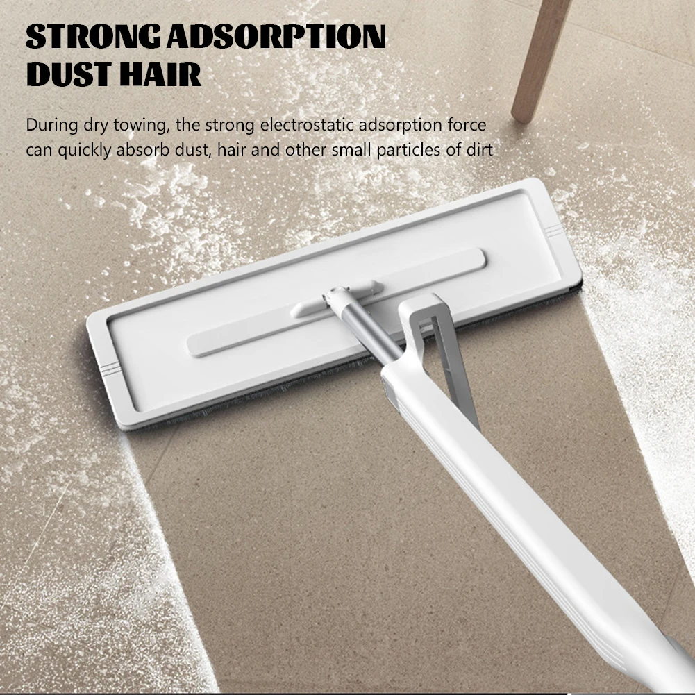 

Швабра 32 см с тканью для швабры, устройство для сухой и влажной уборки дома, кухни, двойного назначения, без мытья