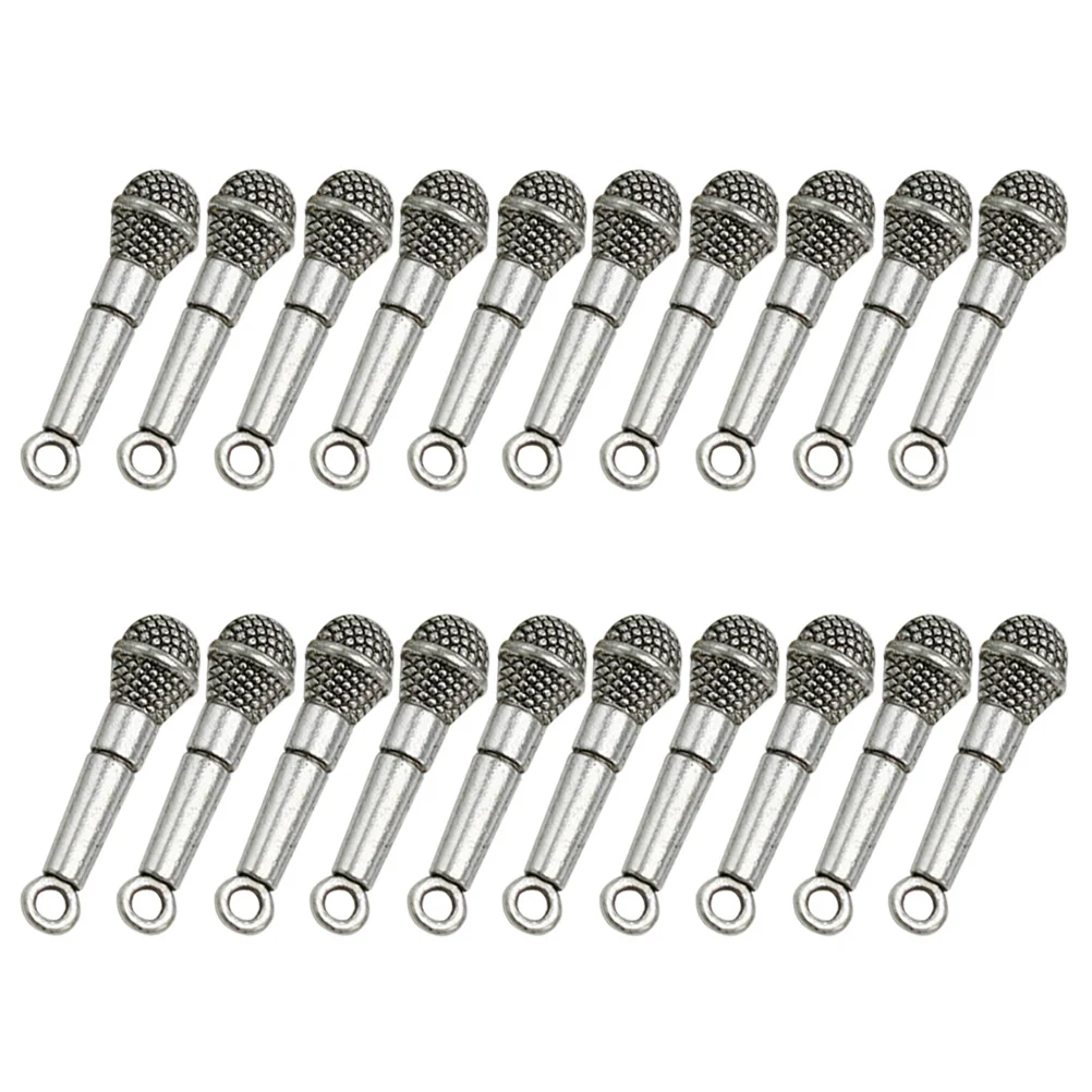 

20 Pcs Accessories Charm Necklace Pendant Jewelry Making Pendants Alloy Bracelet