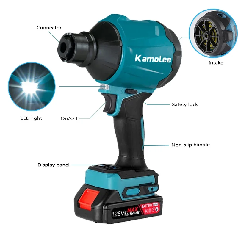 Бесщеточный аккумуляторный воздуходувка Kamolee