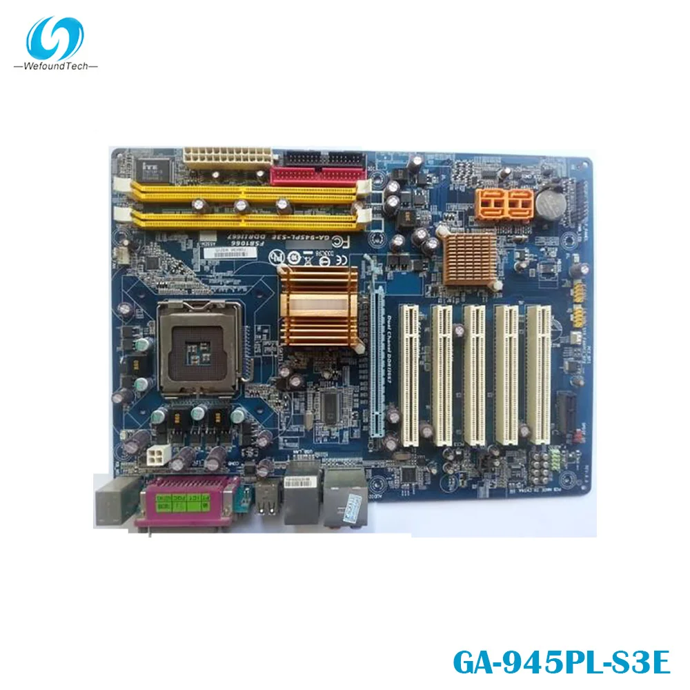 

Для Gigabyte GA-945PL-S3E DDR3 LGA775, Промышленная материнская плата высокого качества, полностью протестирована, быстрая доставка