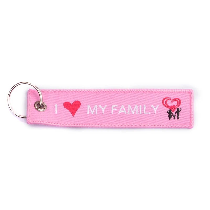 

Remove Keychain Key Rings for Women I Love My Family Before Flight Luggage Tag Label for Dad Kids Car Motorcycle