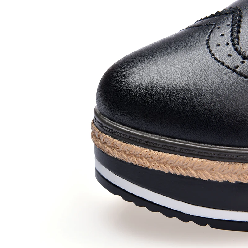 STRONGSHEN Fashion Casual All-match Inner Heightened Color Sole Comfortable Flat Heel Breathable Simple Women's Shoes