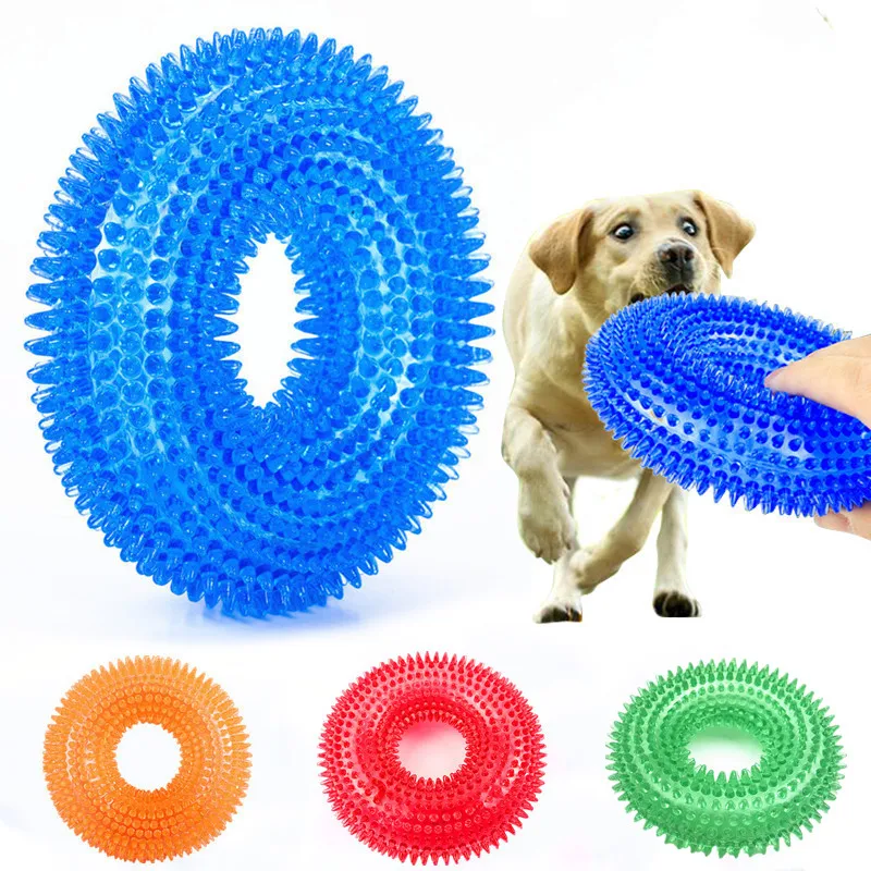 

Игрушка для домашних животных, собаки, звуковая игрушка, жевательная игрушка, шип, зубная щетка, Очистка зубов TPR, молярные инструменты для с...