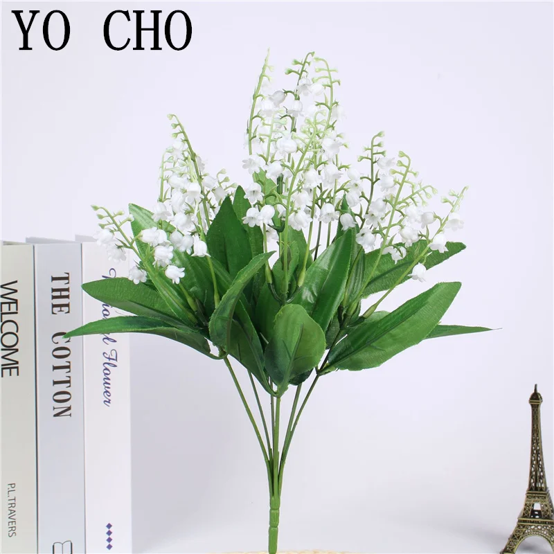 

Искусственные цветы Лилия 7 веток YO CHO